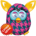 Русскоговорящий Ферби Бум гусиная лапка (Furby Boom Purple Houndstooth) фиолетовая лапка