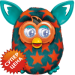 Русскоговорящий Ферби бум оранжевые звезды (Furby Boom - Orange Stars) звездочки