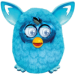 Русскоговорящий Ферби бум морозный (Furby Boom Teal Pattern) равномерный голубой ледяной